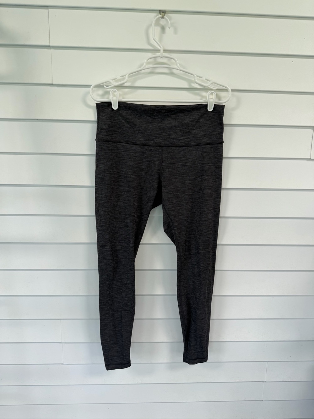 lululemon athletica Black Heather High-Rise Leggings